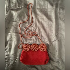 Mini red bag accessory